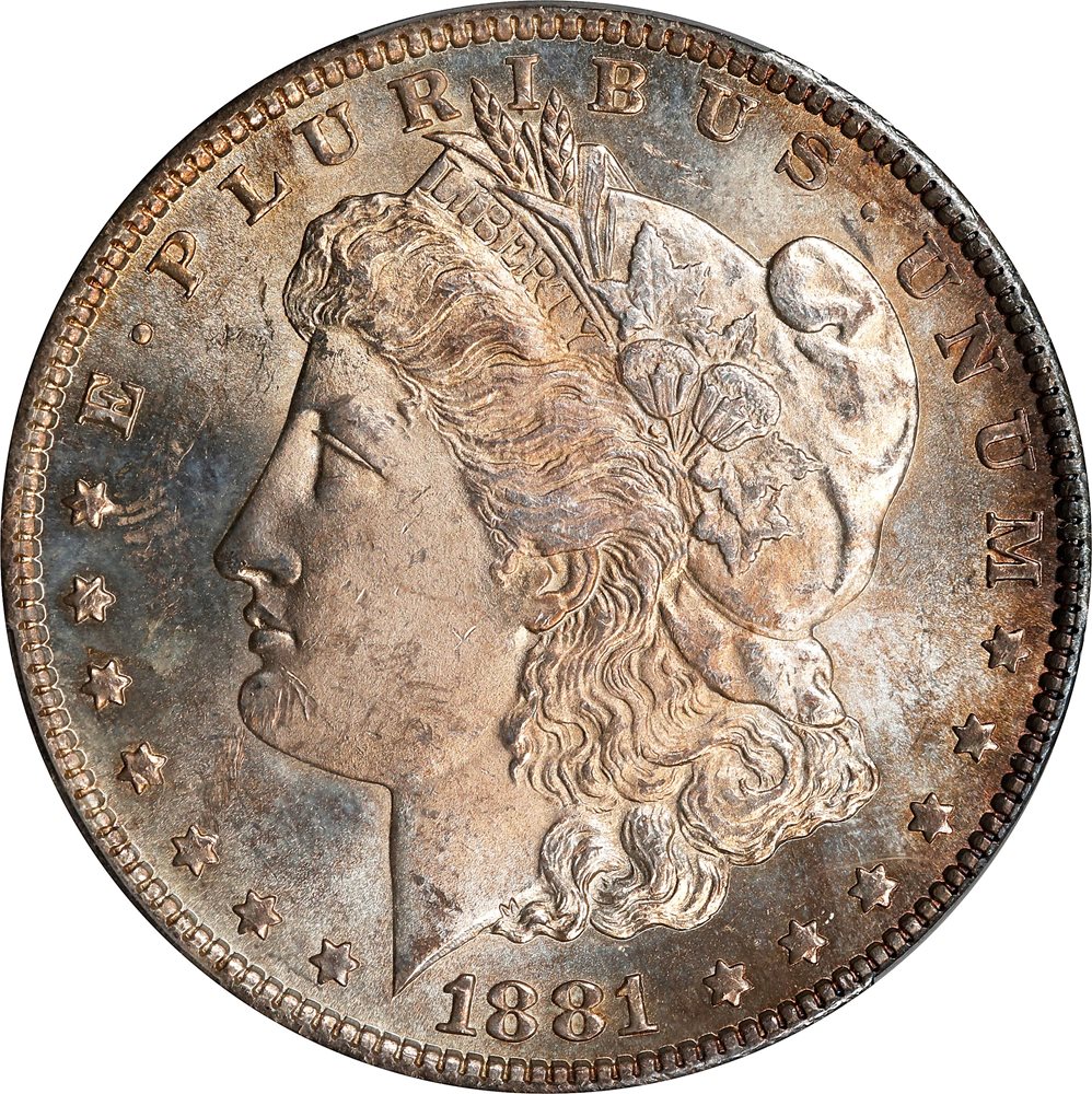 1881-O Morgan Silver Dollar. MS-64 (PCGS)., MS64 - PCGS Auction Prices