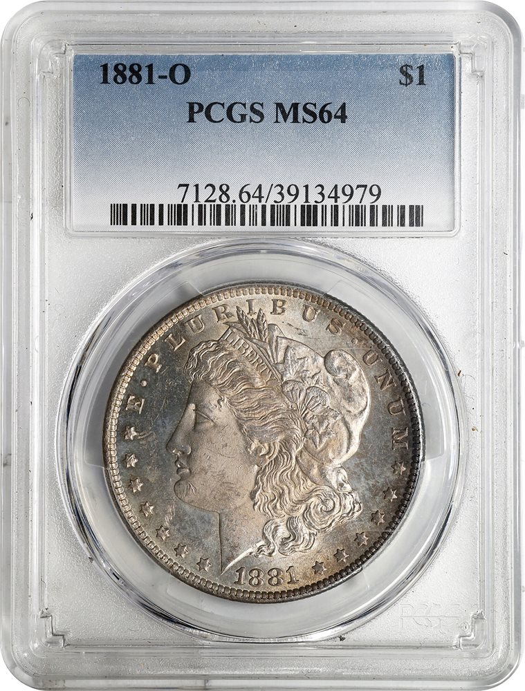 1881-O Morgan Silver Dollar. MS-64 (PCGS)., MS64 - PCGS Auction Prices