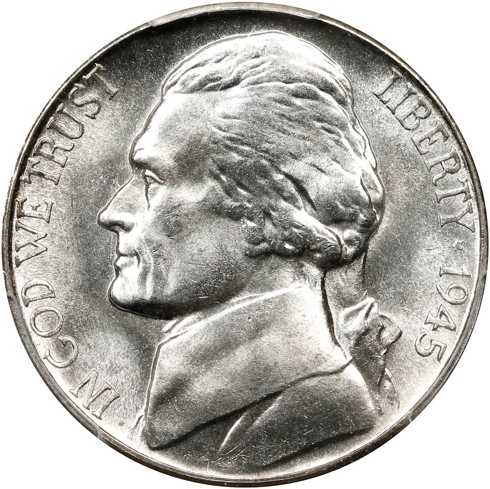 1945-S Jefferson Nickel. MS-67 (PCGS)., MS67 - PCGS Auction Prices