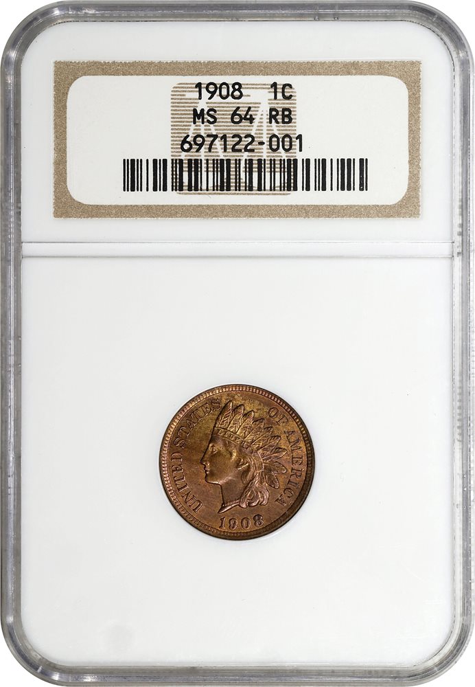 1927年 日本銭 MS 64 RB NGC認証 1927年 日本銭 MS 64 RB NGC認証 美術品・アンティーク