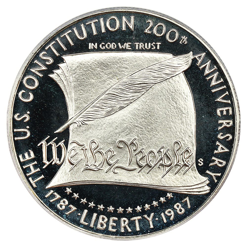 1987年 イギリス £1  PR69DCAM 1987-S Constitution $1 PCGS Proof 69 DCAM, PR69DCAM - PCGS Auction