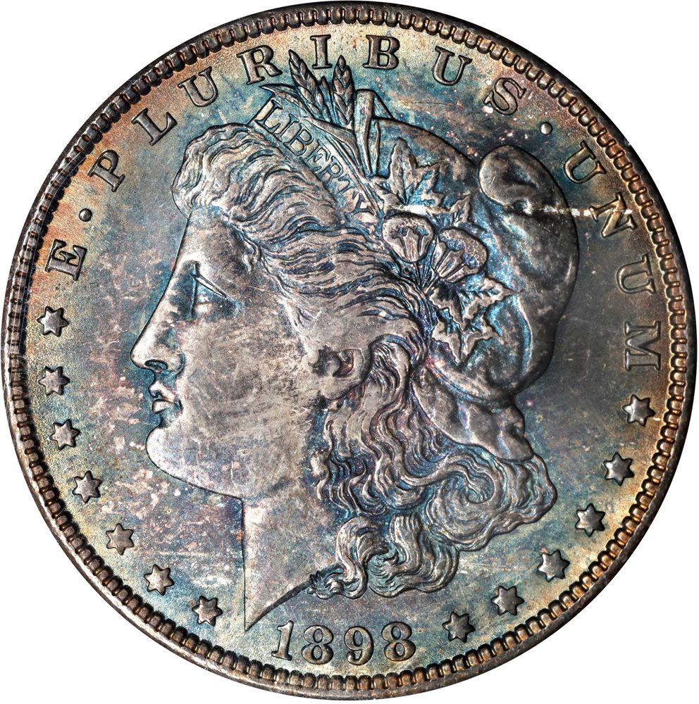 1898-O Morgan Silver Dollar. MS-63 (PCGS). OGH--First Generation