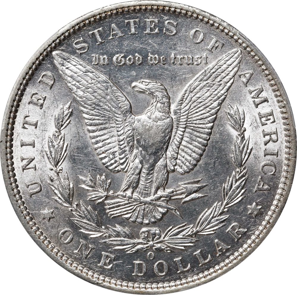 1895-O Morgan Silver Dollar. AU-55 (PCGS)., AU55 - PCGS Auction Prices