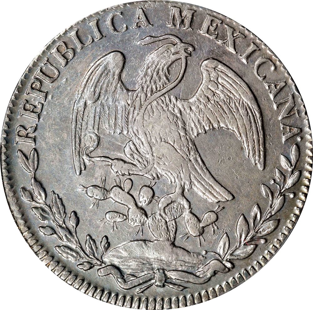 MEXICO. 8 Reales, 1838-Go PJ. Guanajuato Mint. PCGS Genuine