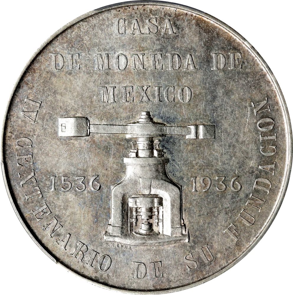MEXICO. 400th Anniversary of the Mexico City Mint Silver Medal