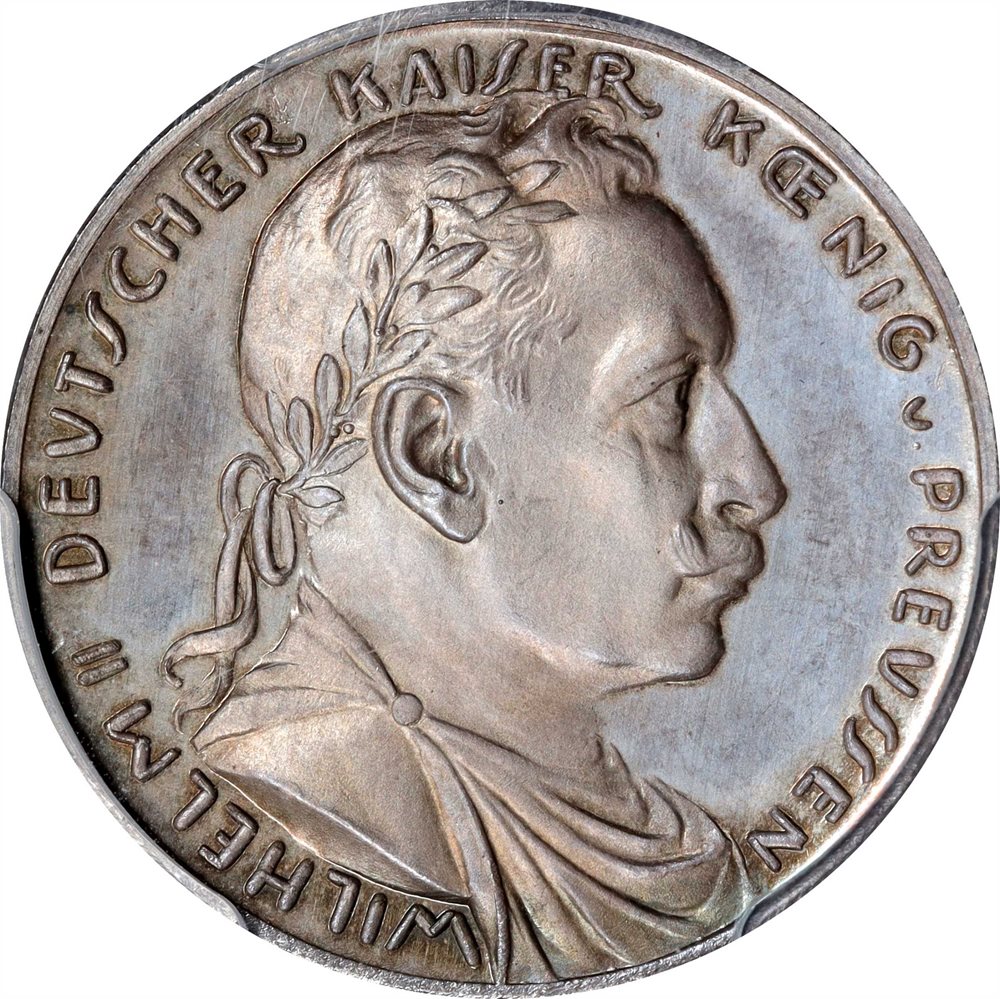GERMANY. Prussia. Silver 20 Mark Pattern, 1913-G. Munich Mint