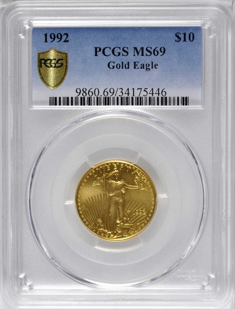 0 NGC Gold Eagle MS69 American MS-69 Silver | Coins for 1992年 1