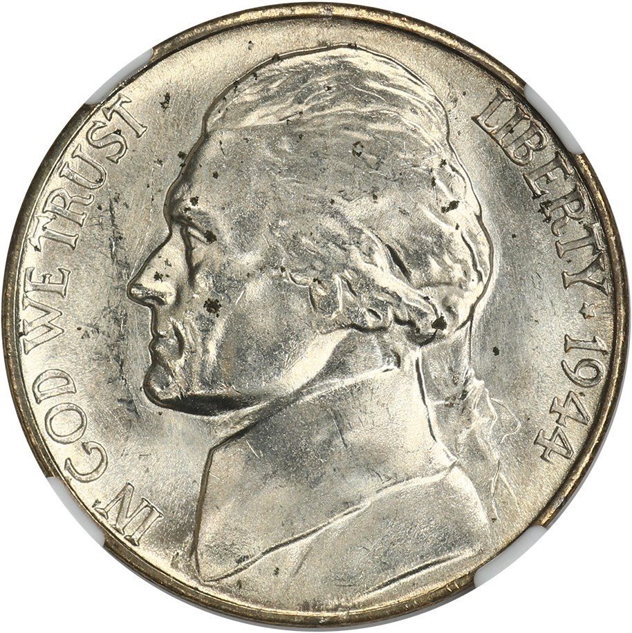 1944-S 5c NGC MS65, MS65 - PCGS Auction Prices