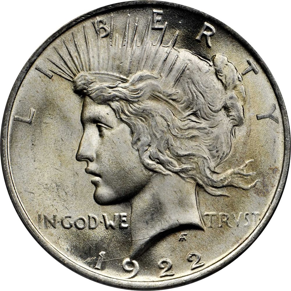 1922 Peace Silver Dollar. MS-67 (PCGS). CAC. OGH., MS67