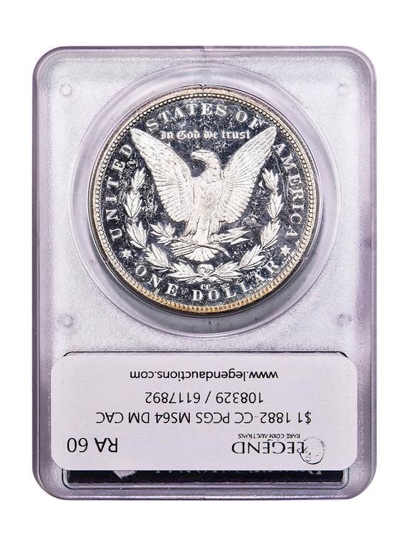 $1 1882-CC PCGS MS64 DMPL CAC, MS64DMPL - PCGS Auction Prices