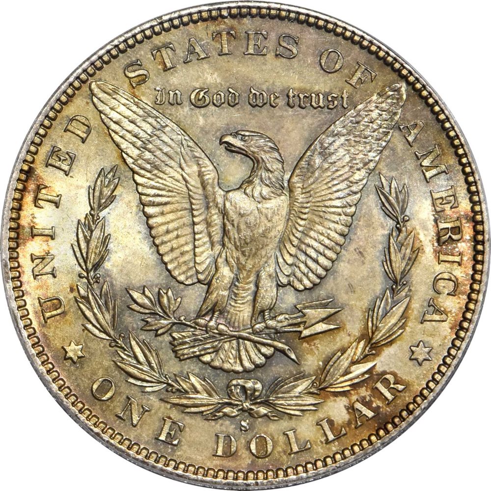 1893-S Morgan Silver Dollar. MS-65 (PCGS). CAC. OGH., MS65 - PCGS