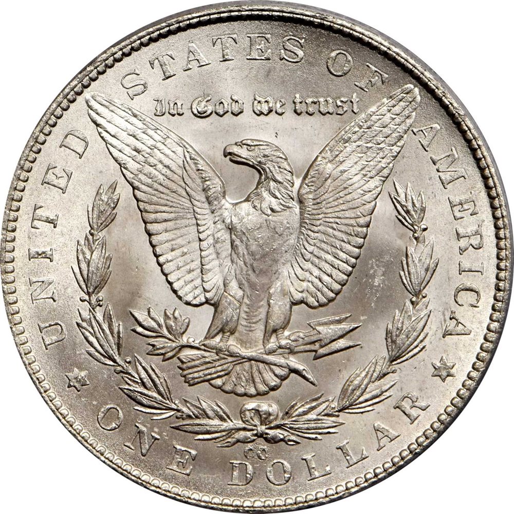 1879-CC Morgan Silver Dollar. VAM-3. Top 100 Variety. Capped Die