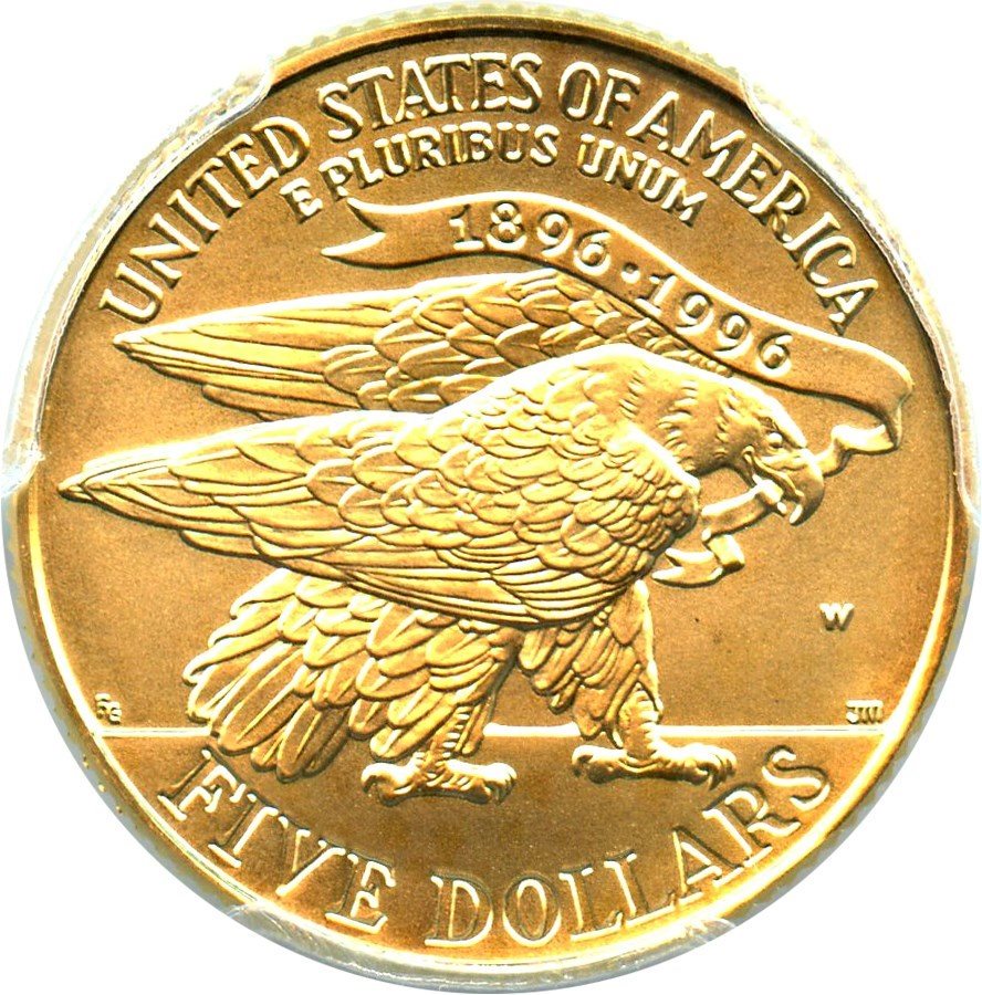 1995-W Olympic Stadium $5 PCGS MS69, MS69 - PCGS Auction Prices