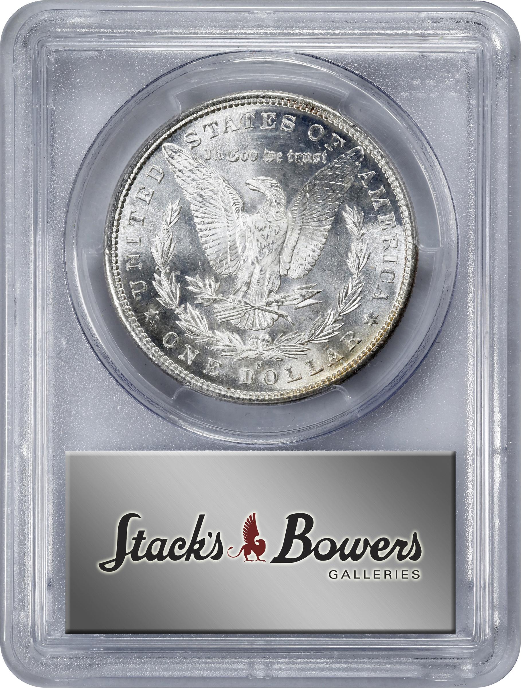 1880/79-S Morgan Silver Dollar. VAM-8. Top 100 Variety. Medium S