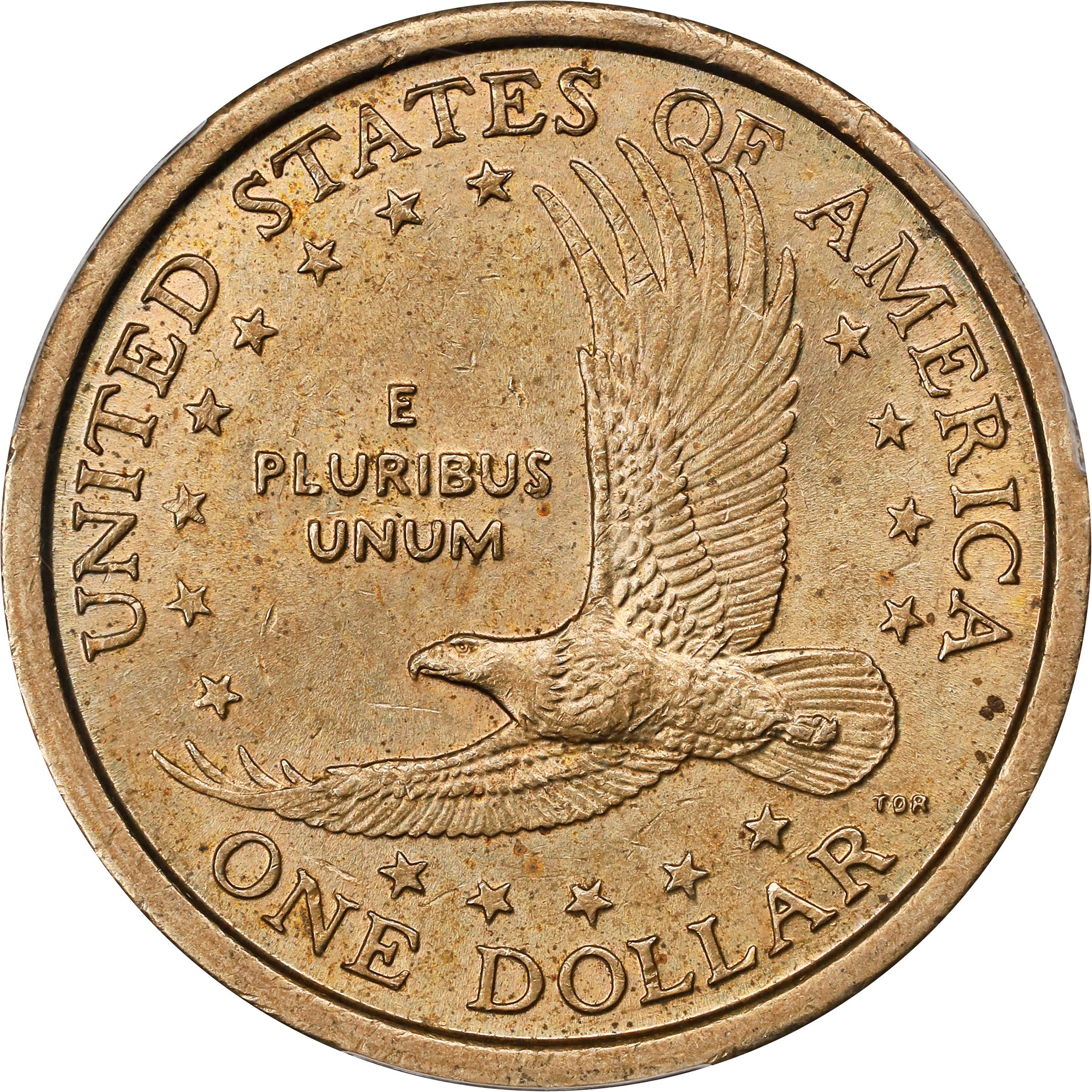 2000-P Sacagawea Dollar. FS-901. Speared (a.k.a. Wounded) Eagle