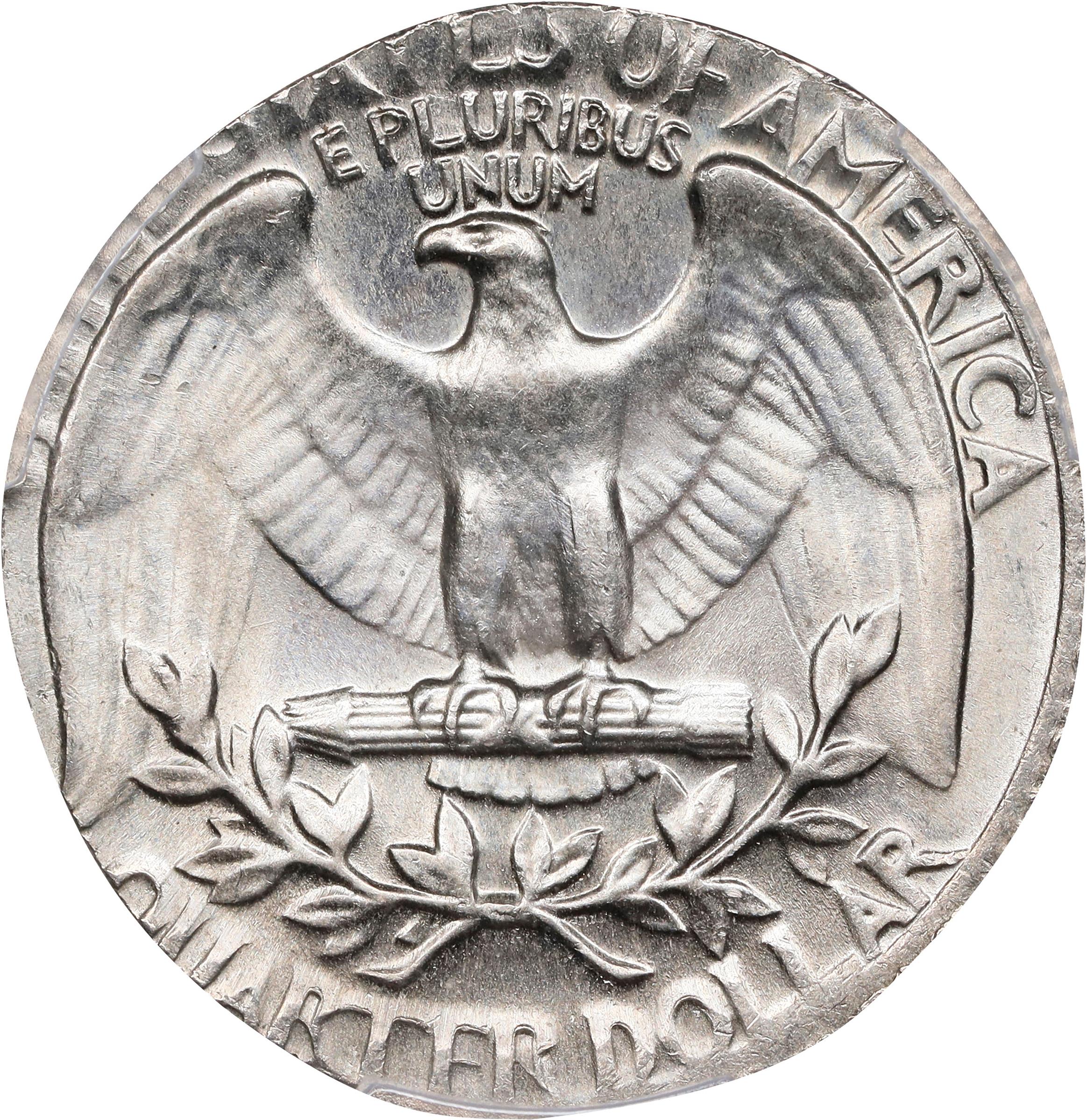 1966 Washington Quarter. Struck on a Nickel Planchet. MS-65 (PCGS