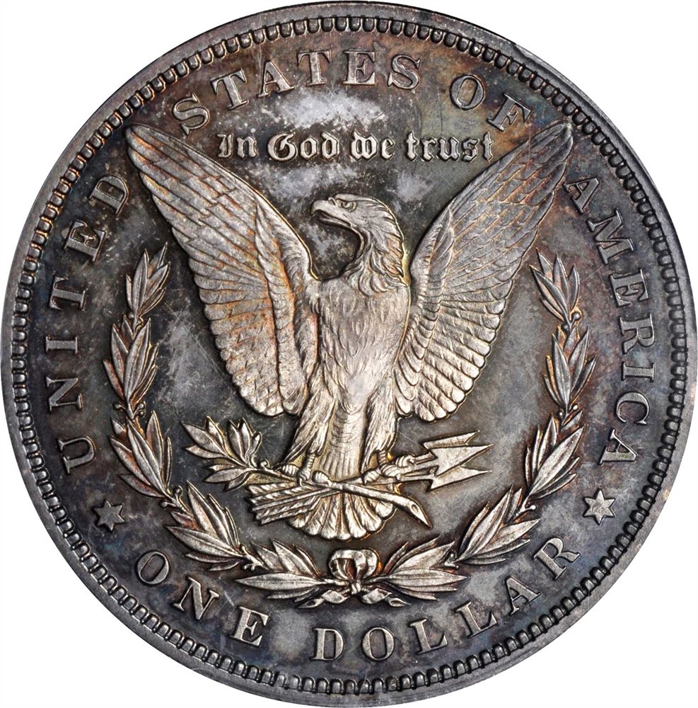 1893 Morgan Silver Dollar. Proof-65 (PCGS). CAC., PR65 - PCGS