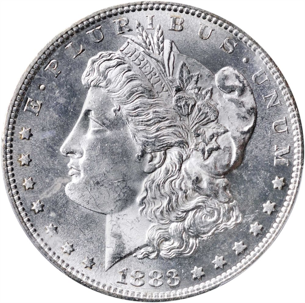 アメリカ　モルガンダラー銀貨1883 o MS-63 PCGS アメリカ モルガンダラー銀貨1883 o MS-63 PCGS | GoldSilverJapan