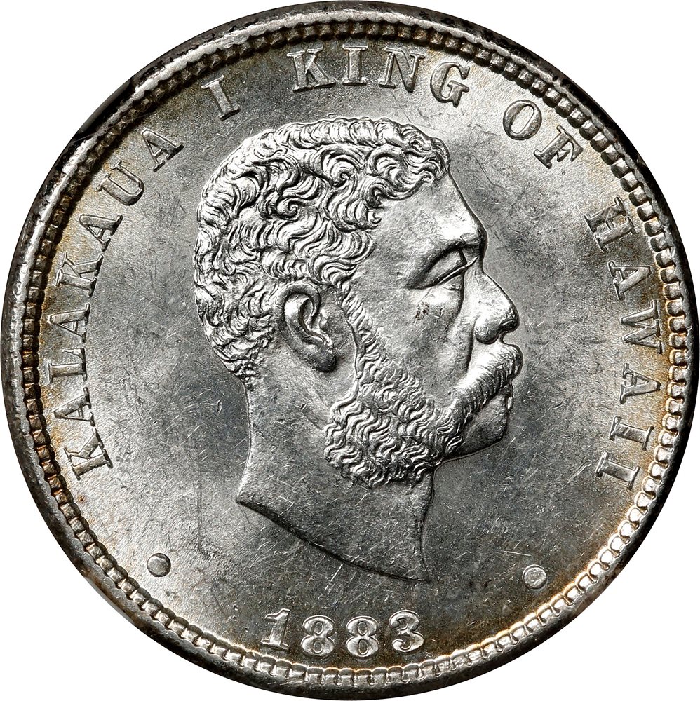 1883 Hawaii Quarter Dollar. MS-62 (NGC)., MS62 - PCGS Auction Prices