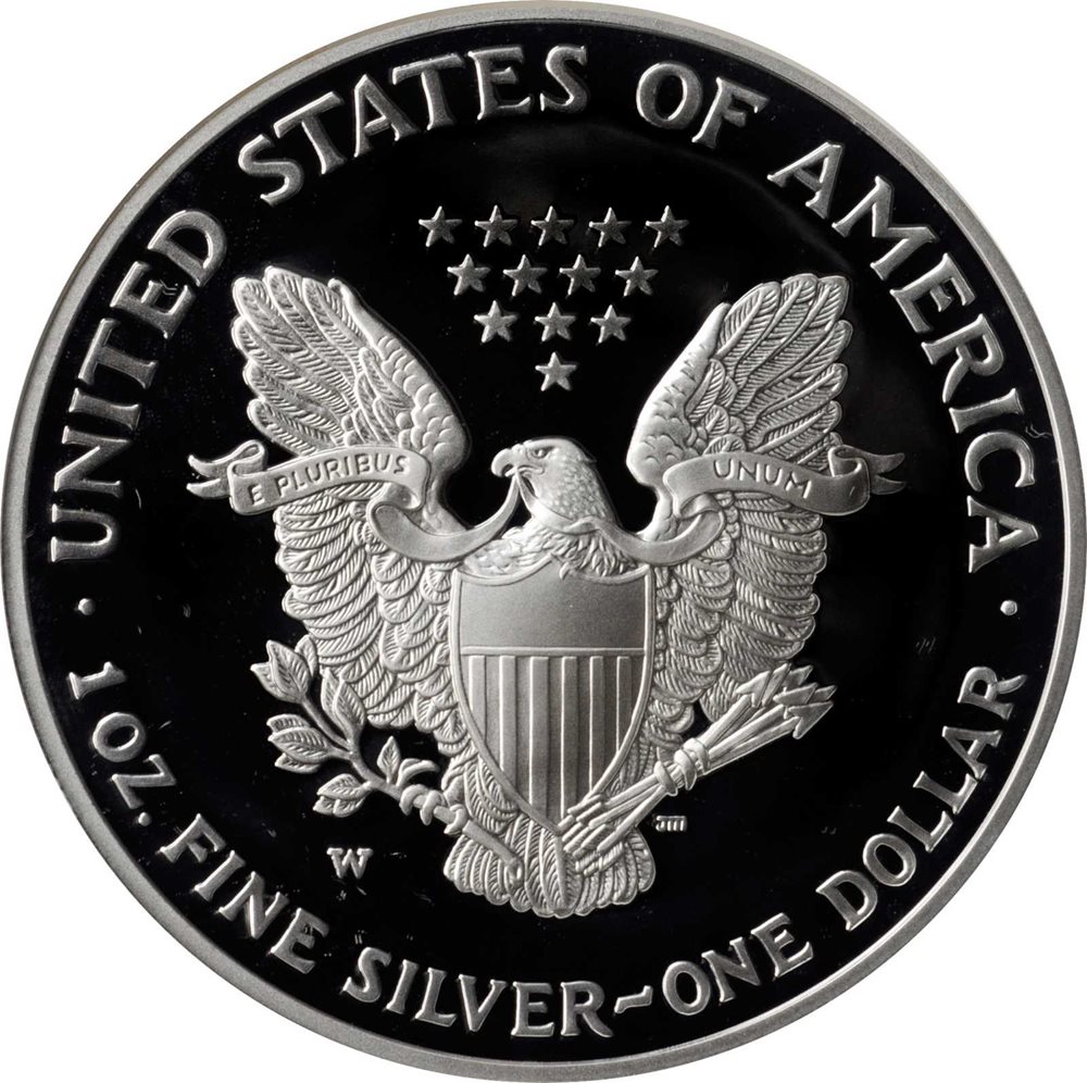 2003-W Silver Eagle. Proof-69 Ultra Cameo (NGC)., PR69DCAM - PCGS