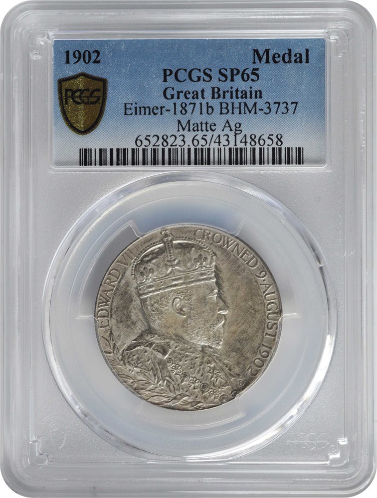 GREAT BRITAIN. Coronation of Edward VII & Alexandra Silver Medal