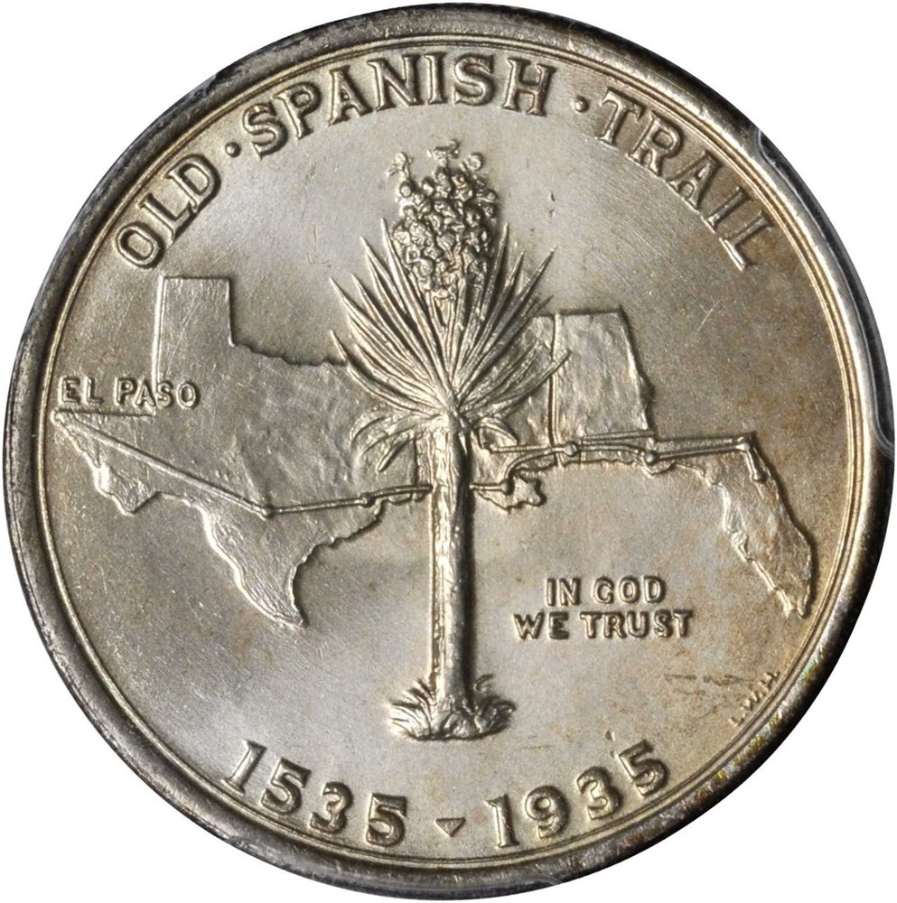 1935 Old Spanish Trail. MS-67+ (PCGS). CAC., MS67+ - PCGS Auction