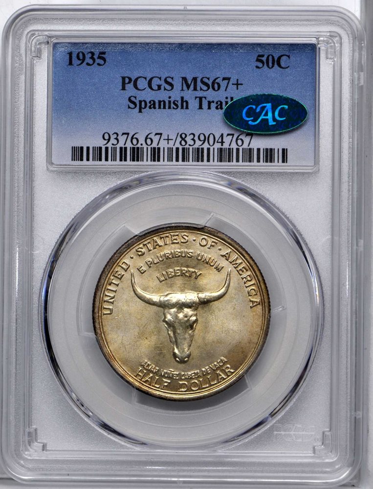 1935 Old Spanish Trail. MS-67+ (PCGS). CAC., MS67+ - PCGS Auction