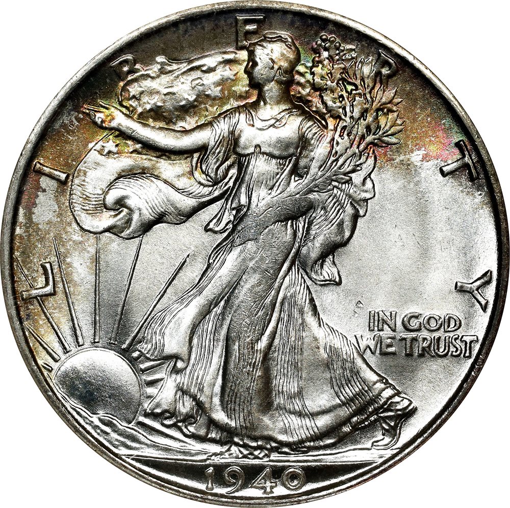 1940-S Walking Liberty Half Dollar. MS-65 (NGC). Gold CAC. OH