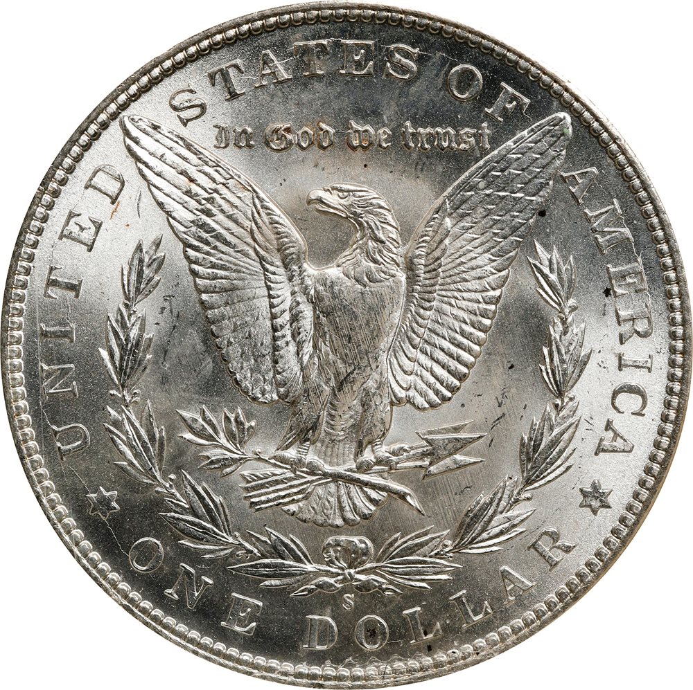 1896-S Morgan Silver Dollar. MS-64 (NGC)., MS64 - PCGS Auction Prices