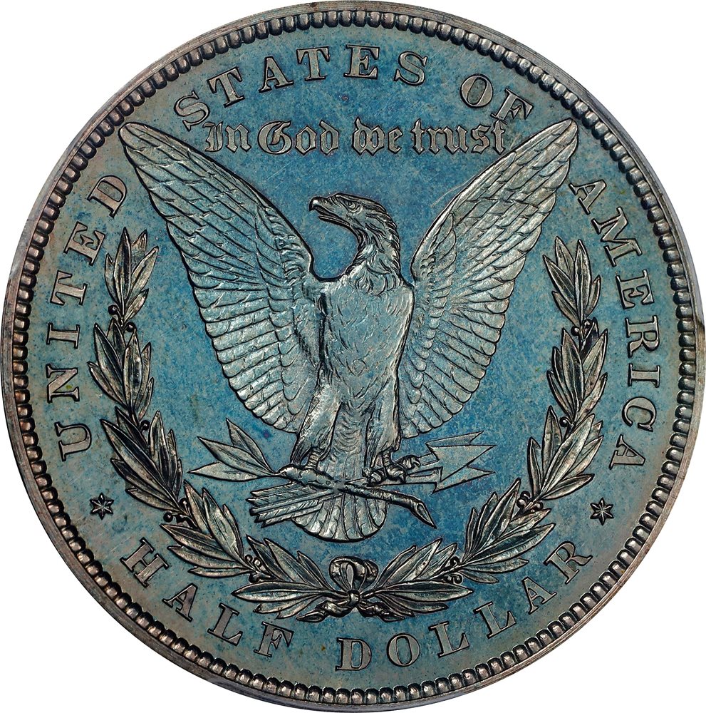 1877 Pattern Morgan Half Dollar. Judd-1510, Pollock-1674. Rarity-7