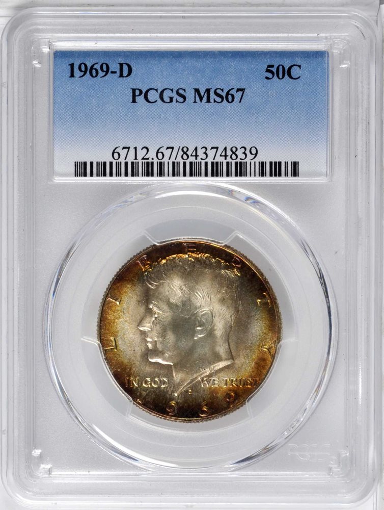 NGC MS67 グアテマラ 1969年 5センタボ銀貨 - メルカリ