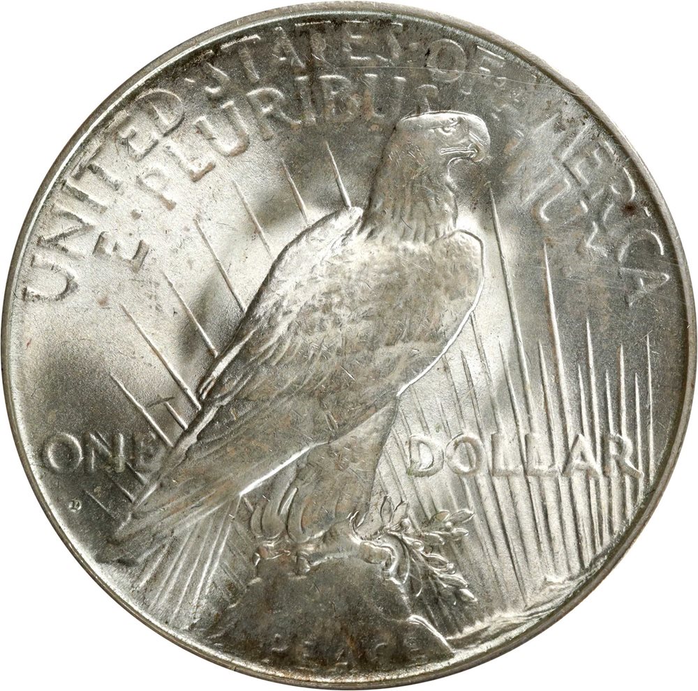 1934-D Peace Silver Dollar. MS-66 (PCGS)., MS66 - PCGS Auction Prices