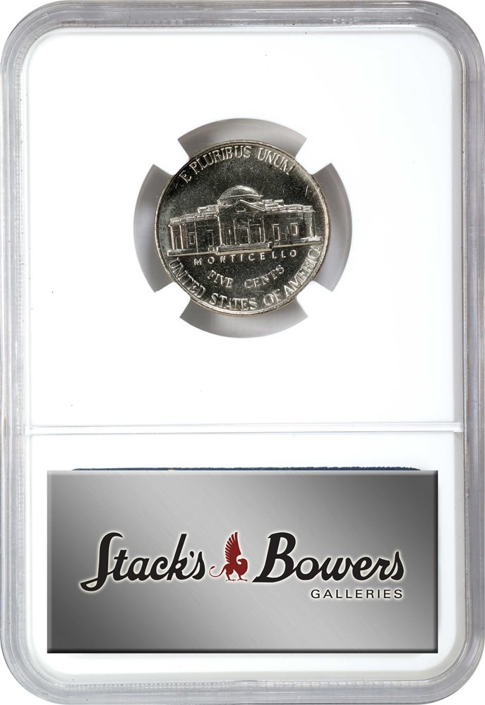 1990-P Jefferson Nickel. Thomas Jefferson Label. MS-67 * 6FS (NGC