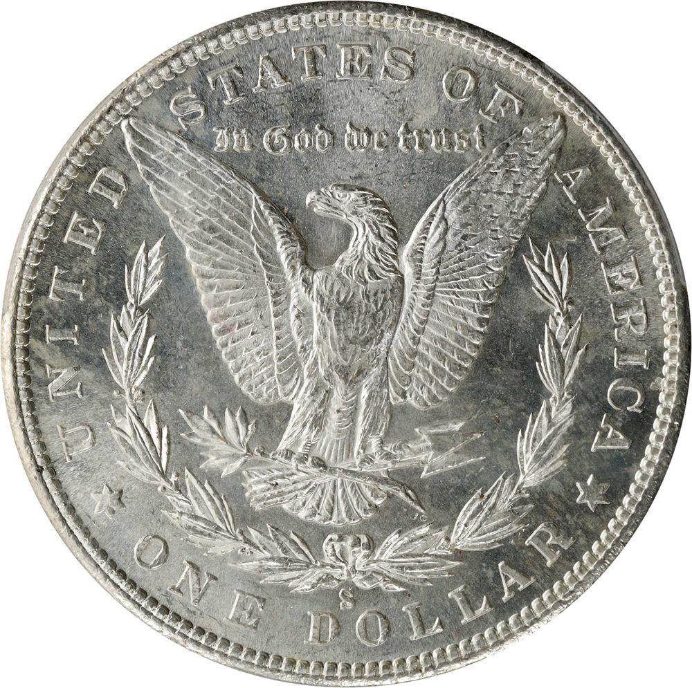 1880/79-S Morgan Silver Dollar. MS-65 (PCGS)., MS65 - PCGS Auction