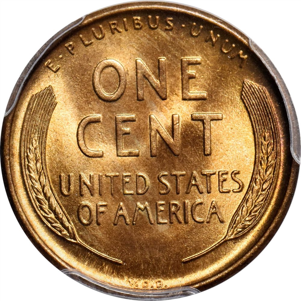 1909-S Lincoln Cent. V.D.B. MS-67 RD (PCGS)., MS67RD - PCGS