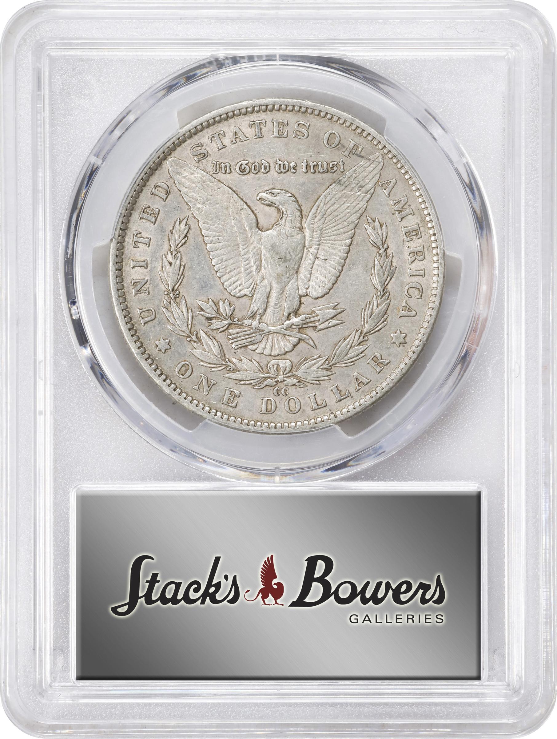 1882-CC Morgan Silver Dollar. AU-50 (PCGS)., AU50 - PCGS Auction