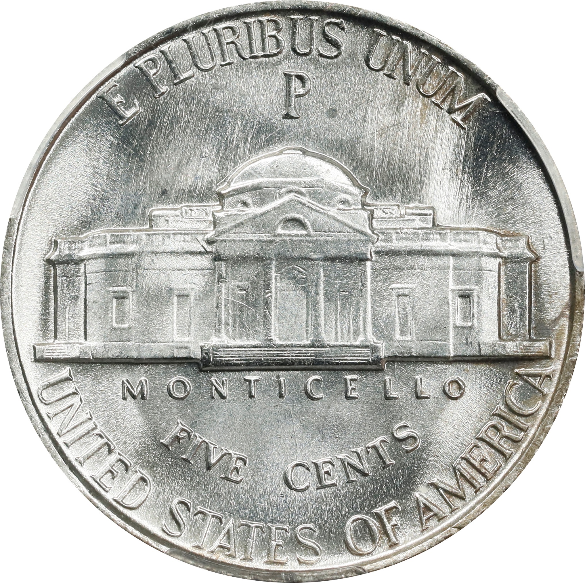 1943-P Jefferson Nickel. FS-106. Doubled Die Obverse. MS-66+ FS
