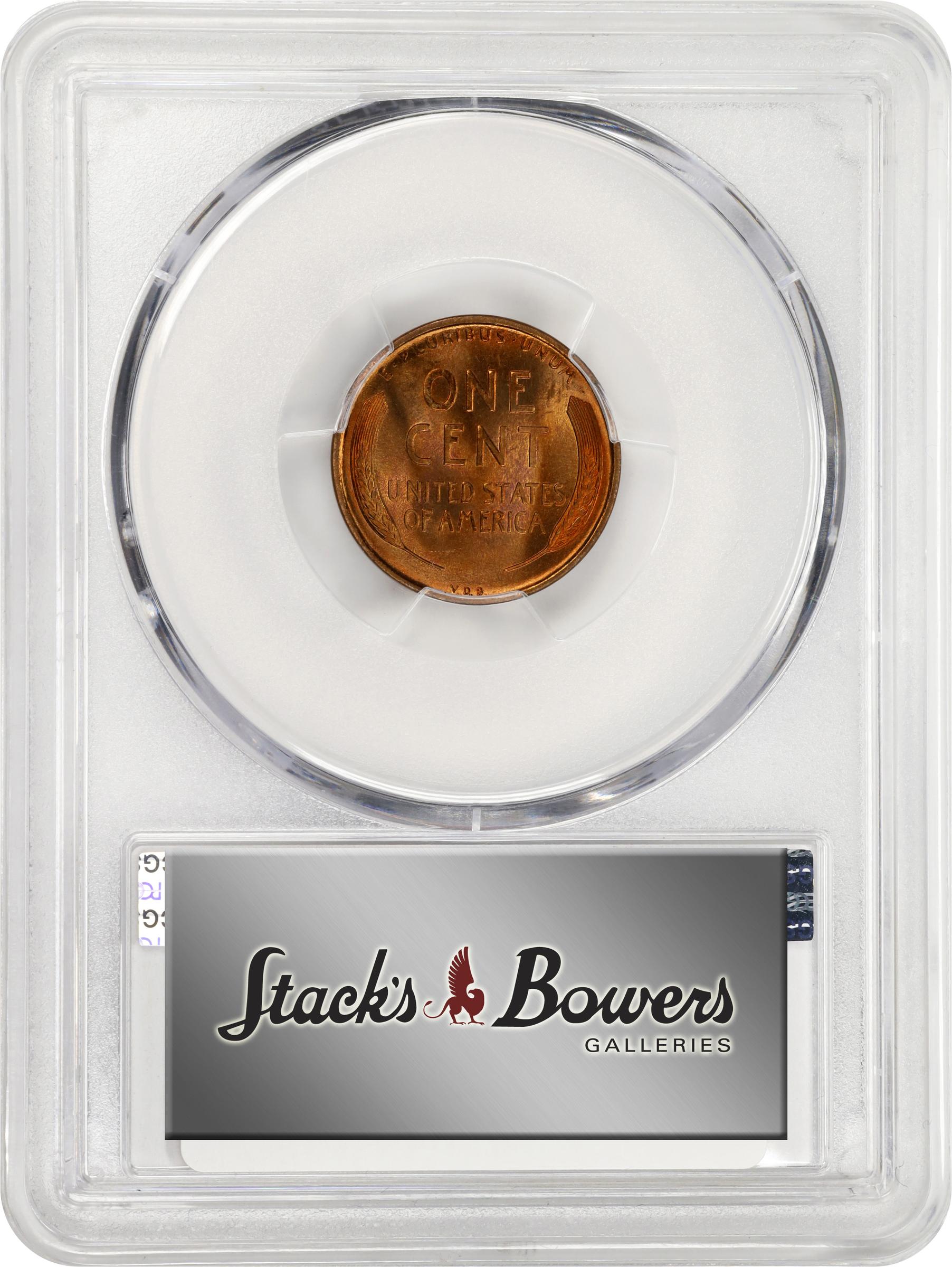 1909 Lincoln Cent. V.D.B. MS-68 RD (PCGS). CMQ-X., MS68RD - PCGS