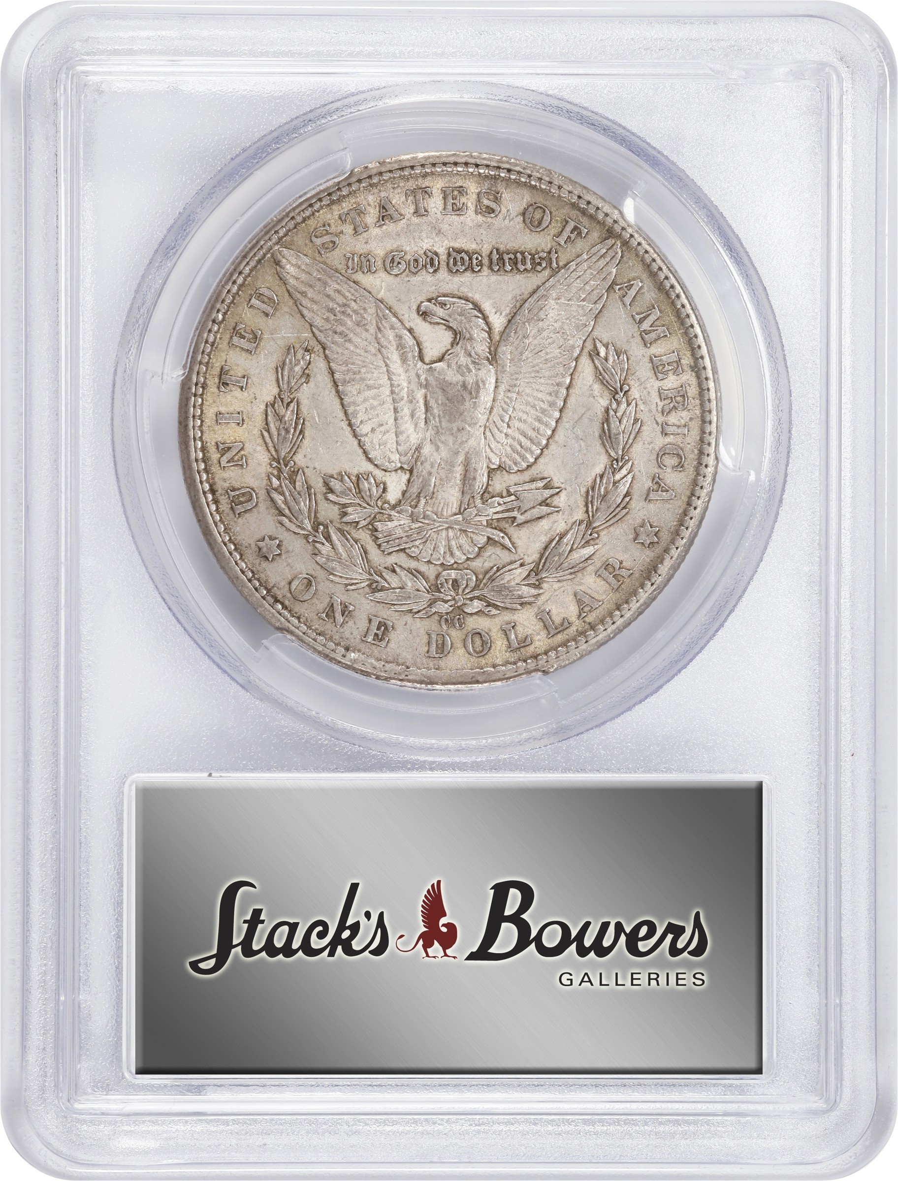 1879-CC Morgan Silver Dollar. Clear CC. AU-55 (PCGS). CAC., AU55