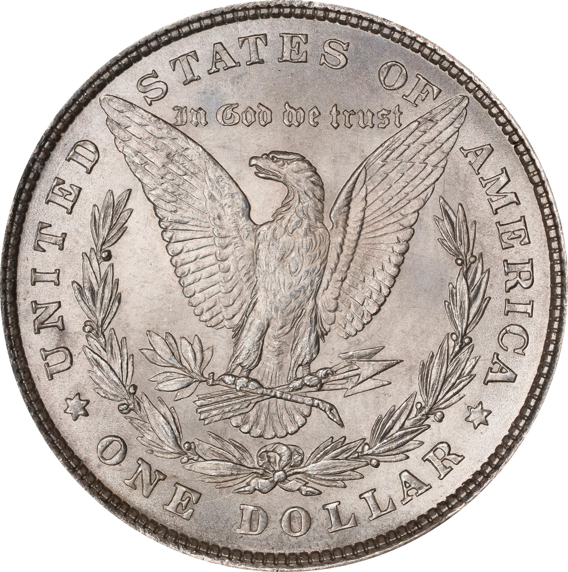 1878 Morgan Silver Dollar. 8 Tailfeathers. MS-66+ (PCGS). CAC. CMQ
