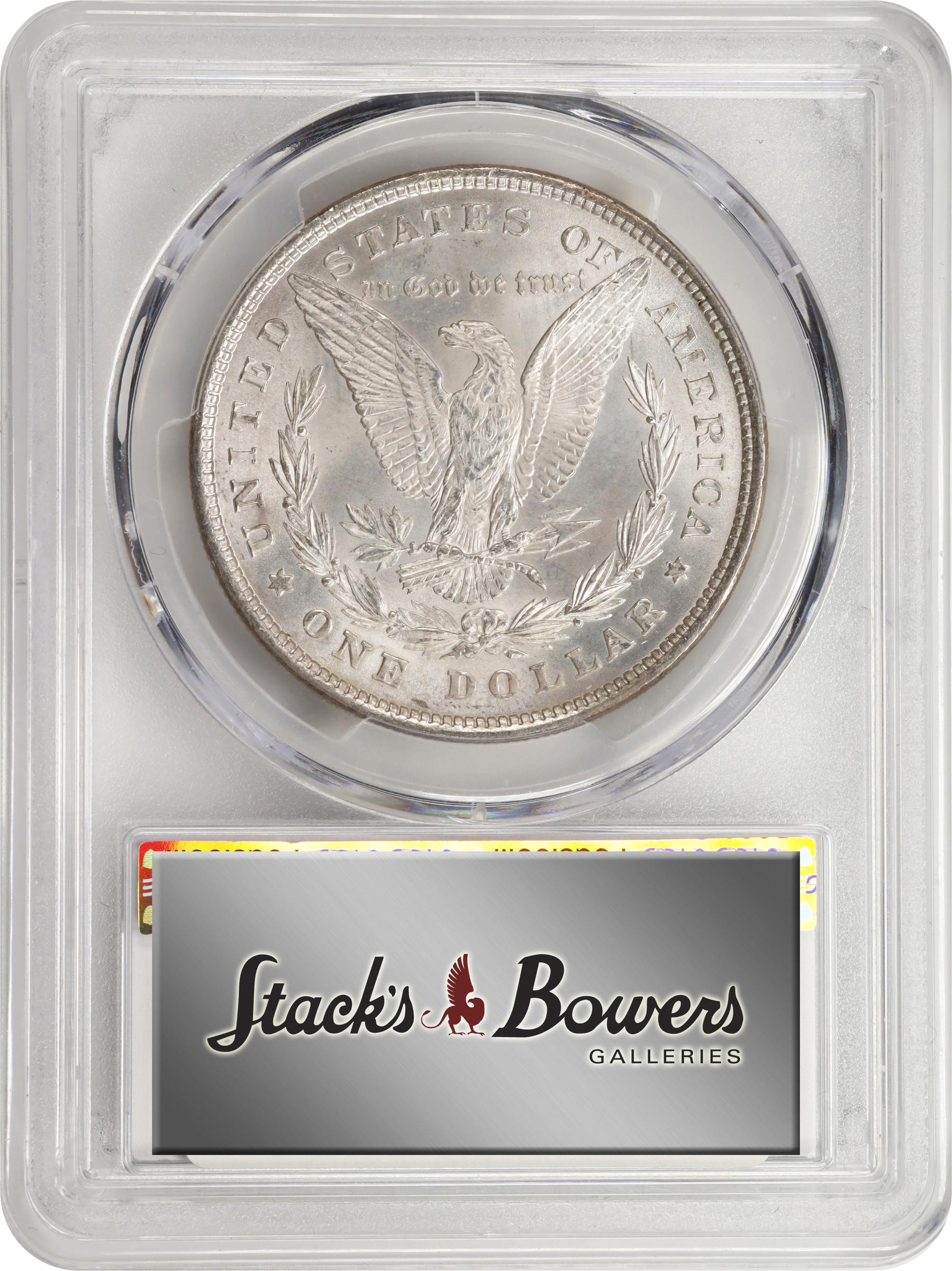 1878 Morgan Silver Dollar. 8 Tailfeathers. MS-66+ (PCGS). CAC. CMQ