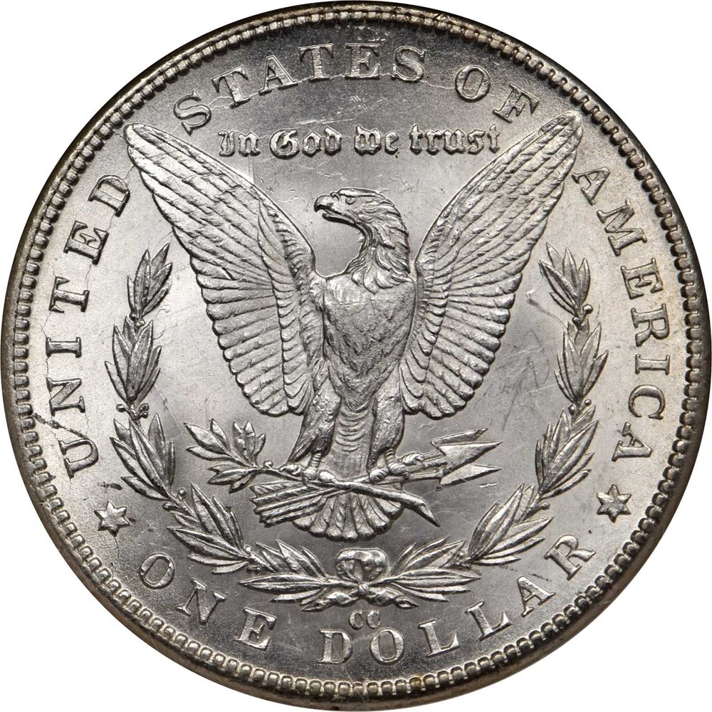1889-CC Morgan Silver Dollar. MS-65 (NGC)., MS65 - PCGS Auction Prices
