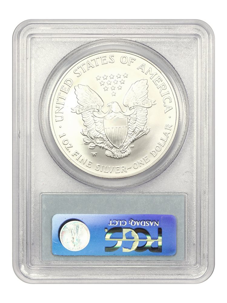 2006-W Silver Eagle $1 PCGS MS69 (20th Anniversary), SP69 - PCGS