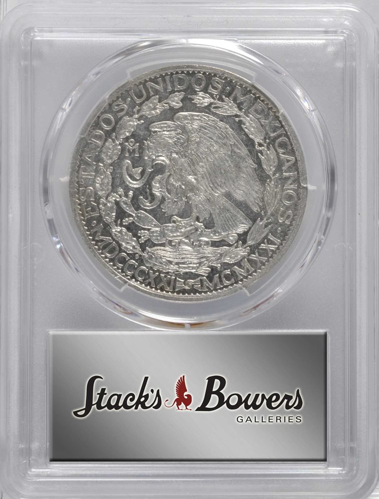 MEXICO. 2 Pesos, 1921-Mo. PCGS AU-55 Secure Holder., AU55 - PCGS