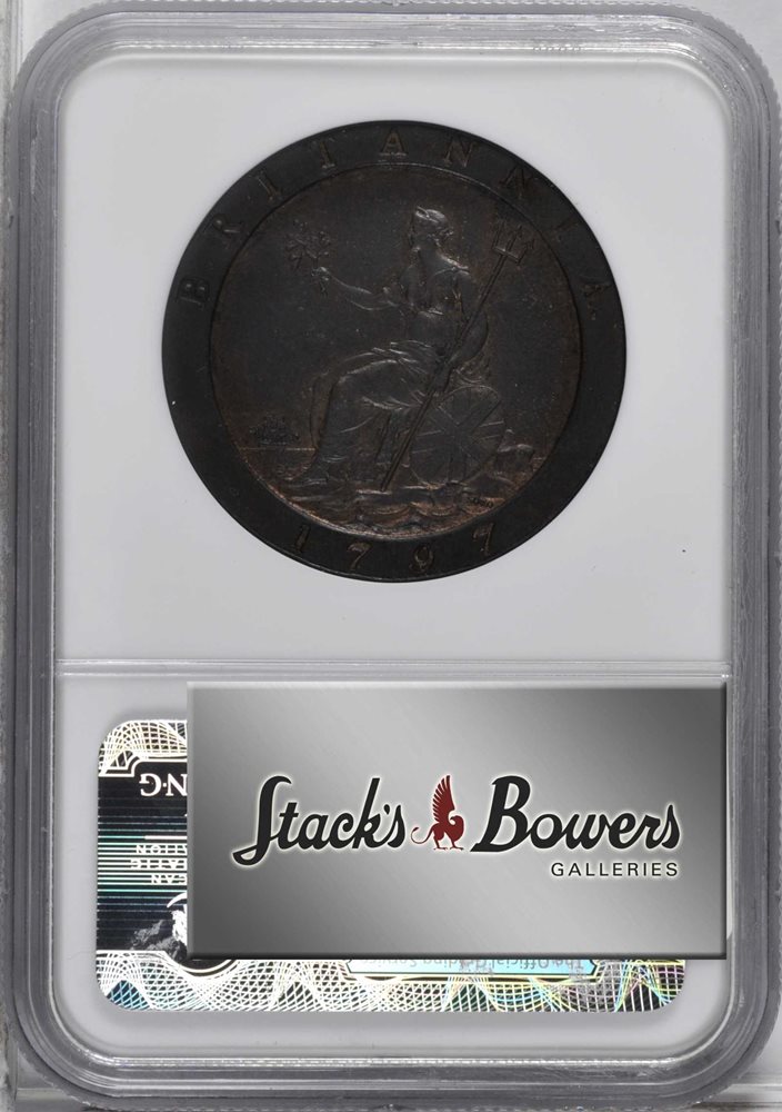 GREAT BRITAIN. Penny, 1797. Soho Mint. NGC MS-61 BN., MS61BN