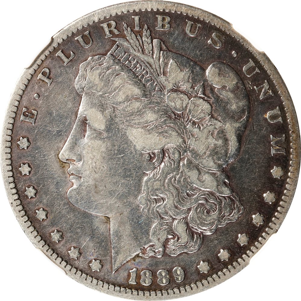 1889-CC Morgan Silver Dollar. VF-20 (NGC)., VF20 - PCGS Auction Prices