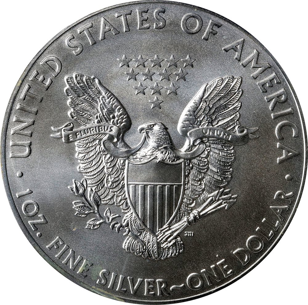 2014-(W) Silver Eagle. First Strike. MS-70 (PCGS). Retro Doily
