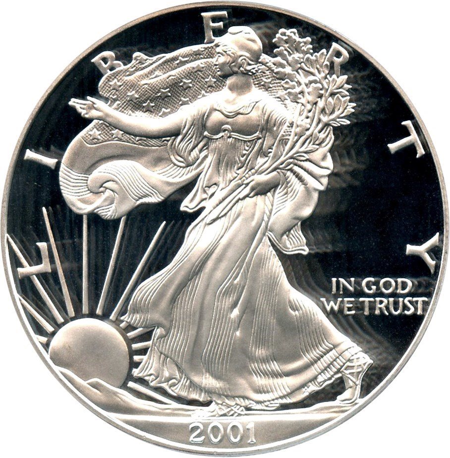 2018-S Proof $1 American Silver Eagle PCGS PR69DCAM FDOI Label
