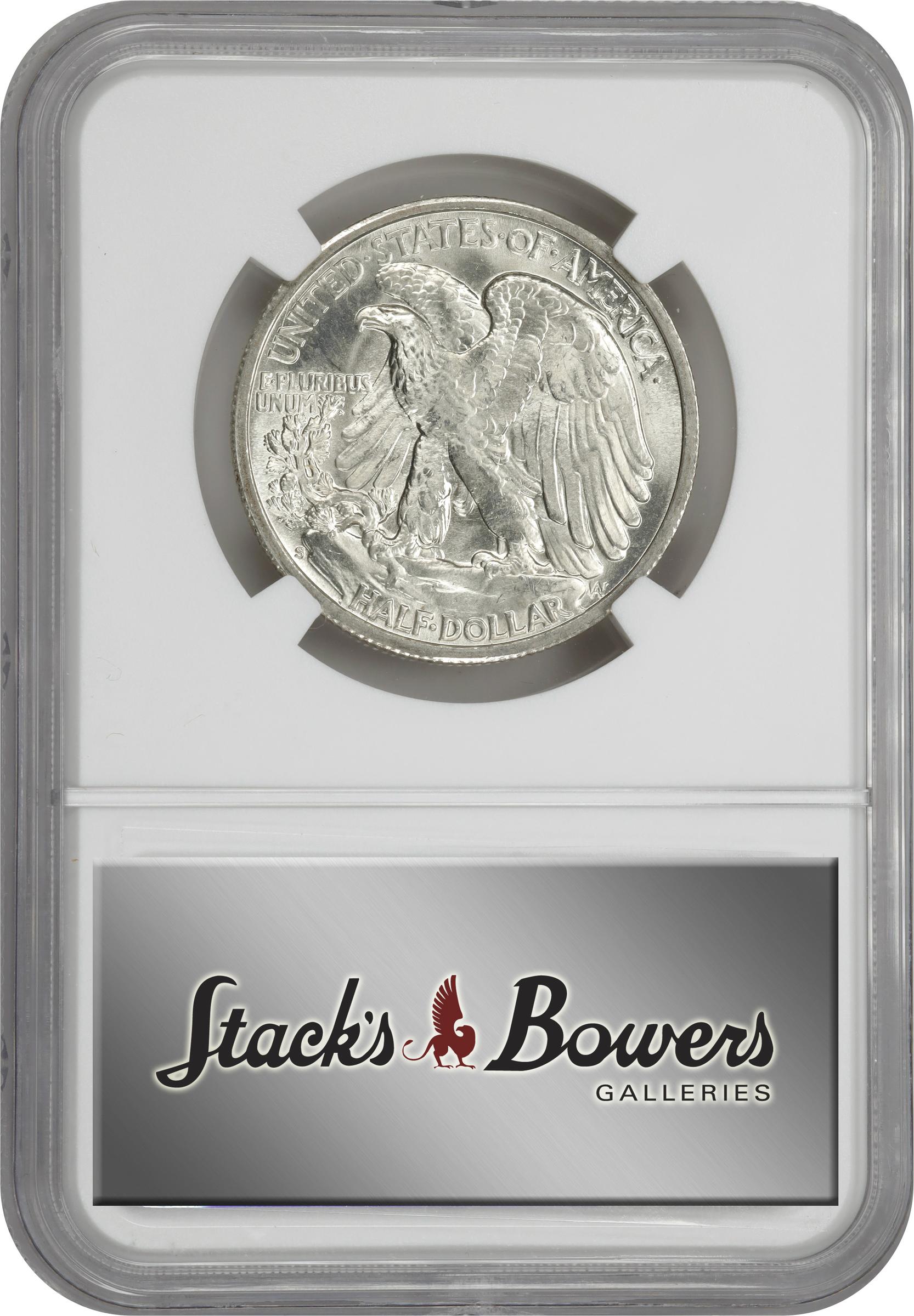 1942-S Walking Liberty Half Dollar. MS-64 (NGC)., MS64 - PCGS