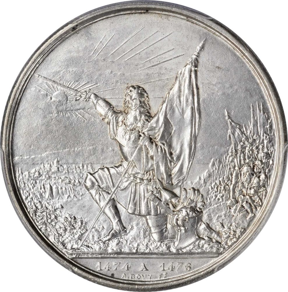 SWITZERLAND. St. Gallen Shooting Festival 5 Francs, 1874. PCGS MS